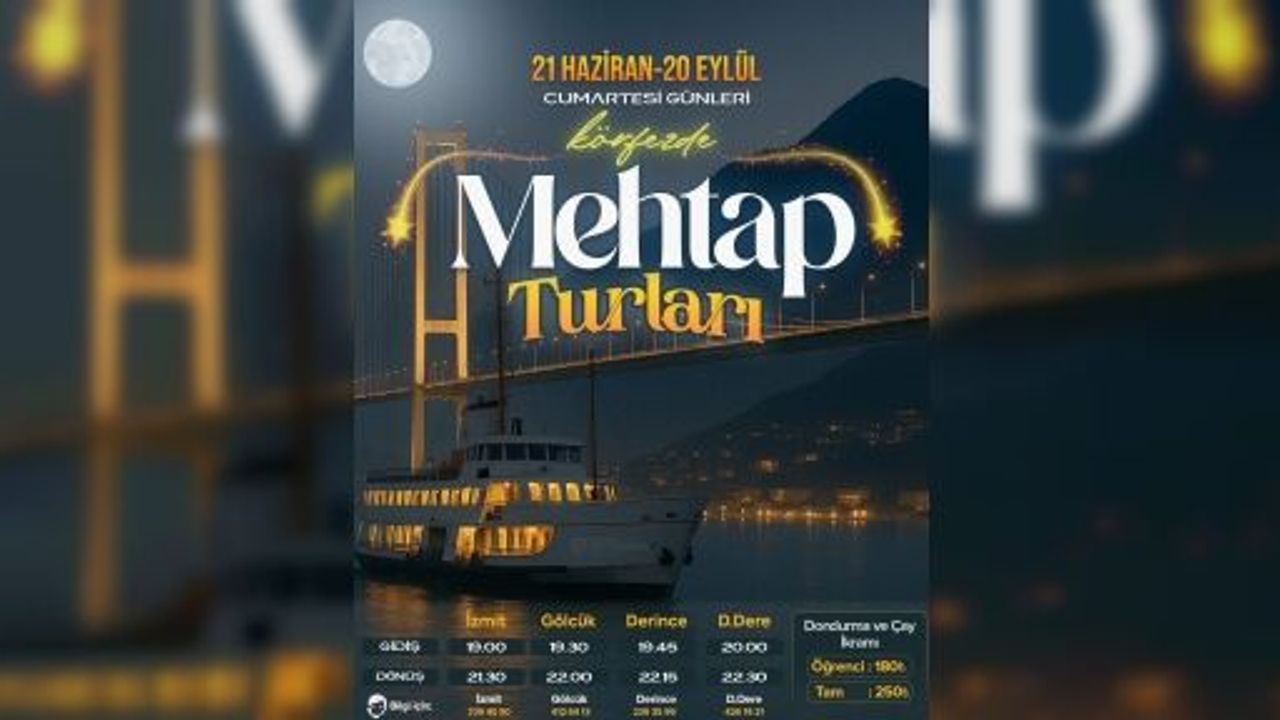 “Mehtap Turları” ve “Büyük Adaya Yolculuk” Başlıyor