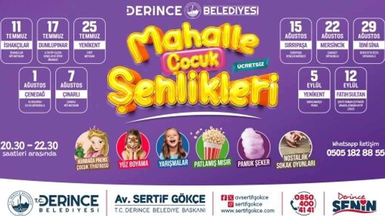 Çocukların Yaz Neşesi İshakçılar’da Başlıyor