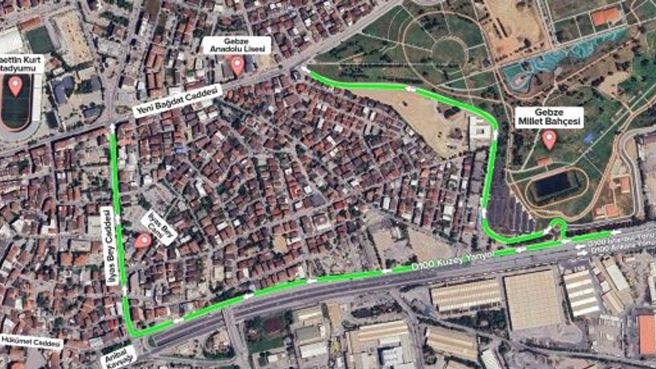 Gebze’de Yeni Trafik Dolaşım Planı Hayata Geçiyor