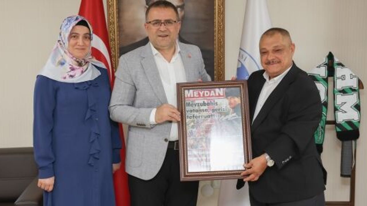 Kocaeli Meydan Gazetesi’nden  Başkan Gökçe’ye Nezaket Ziyareti