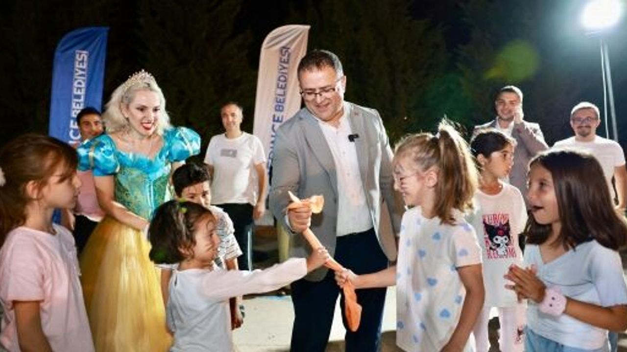Derince’de Miniklerin Yaz Neşesi Devam Ediyor