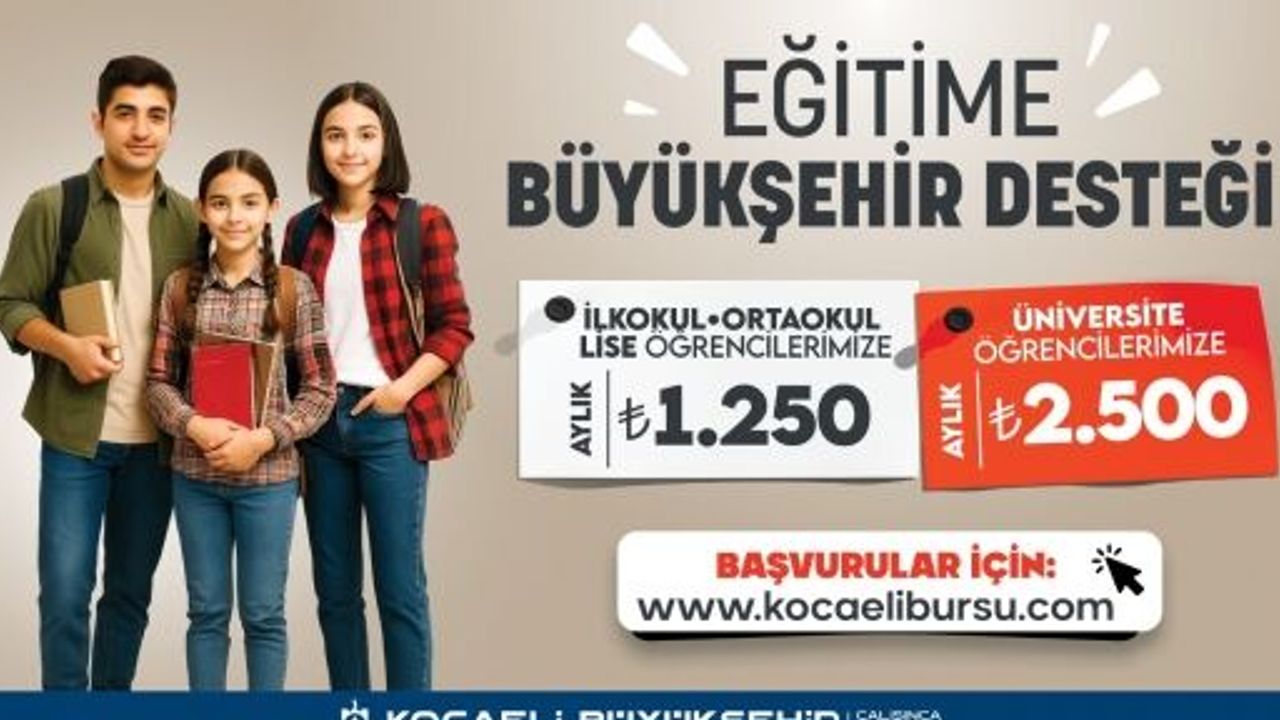 Kocaeli Büyükşehir Belediyesi’nden Eğitime Dev Destek;