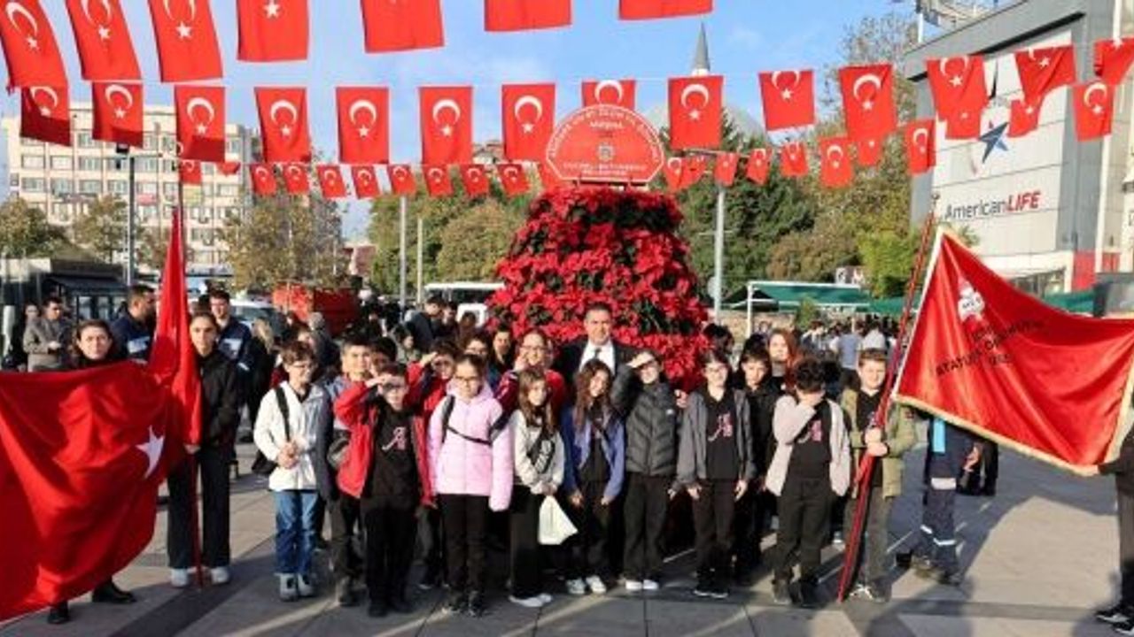 Büyükşehir’den 10 Kasım’a Özel 1087 Atatürk Çiçeği
