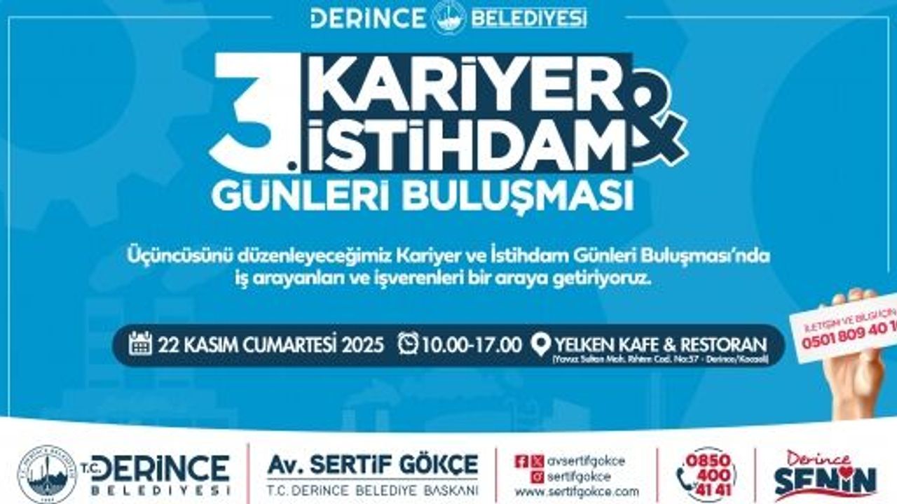 Derince’de Kariyer ve İstihdam Günleri Buluşması