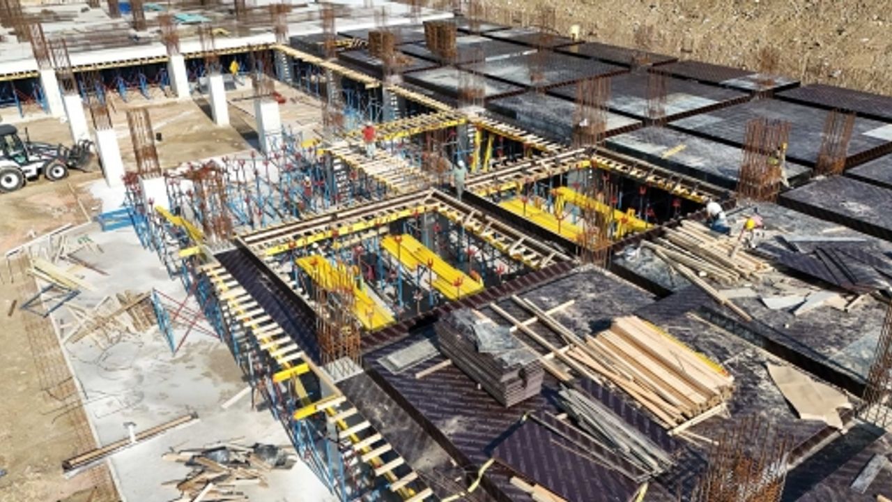 KOÜ Camii Ve Otopark Projesinde İlerleme Yüzde 40