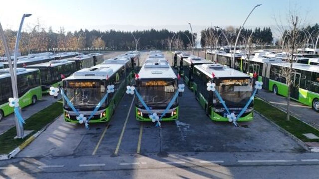 KOCAELİ ULAŞIM FİLOSUNA 68 YENİ OTOBÜS