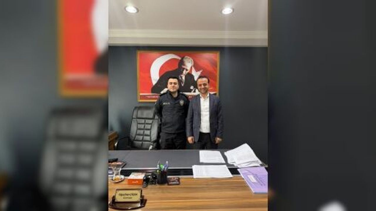 Okudan’dan Komiser Çiçek’e Hayırlı Olsun Ziyareti