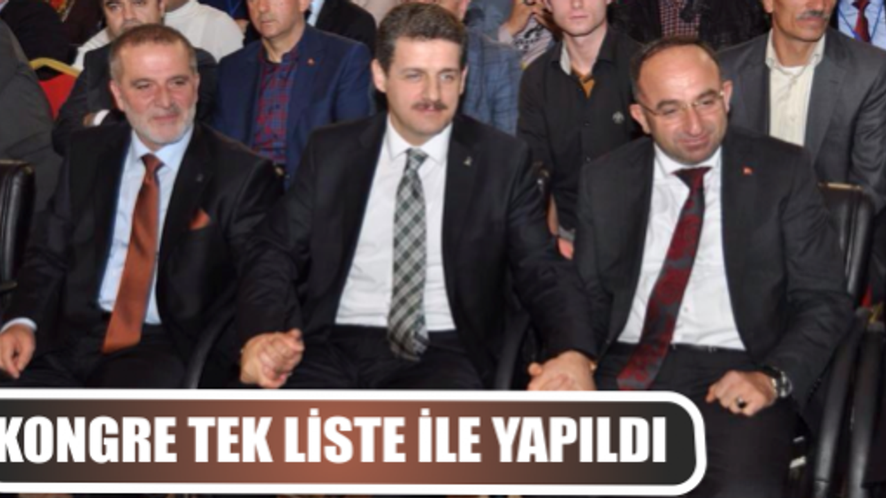 Ak Parti Kartepe kongresi tek Liste ile yapıldı