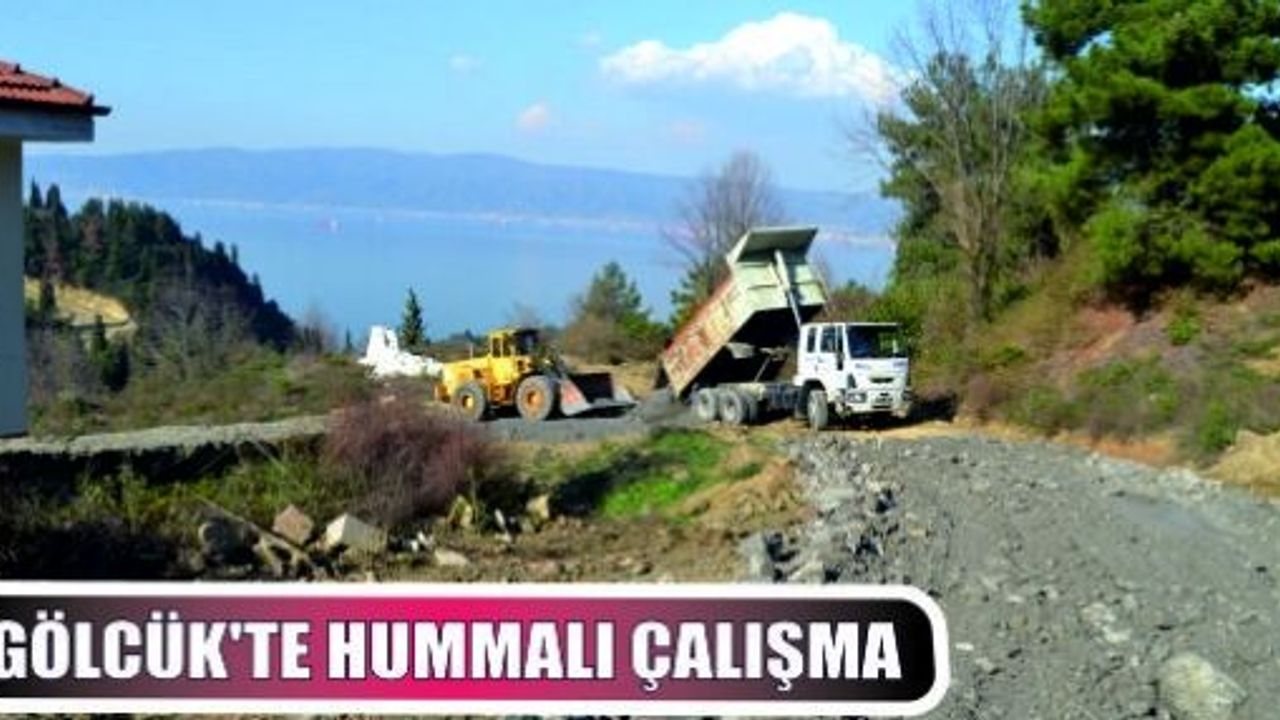 Gölcük Belediyesi Fen İşleri Müdürlüğü ekipleri İlçe genelinde hummalı çalışıyor