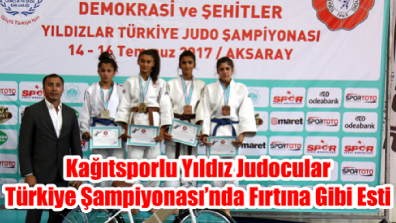  Kağıtsporlu yıldız judocular Türkiye Şampiyonası’nda fırtına gibi esti