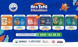 Derince’de Çocuklar İçin  Çok Özel Tatil Etkinlikleri