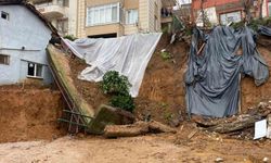 İstinat duvarı çökünce ortalık savaş alanına döndü