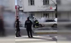 Seyir Halindeki Araçta Yangın