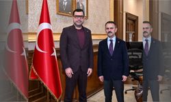 Eğitimci Emin Polat  Vali Aktaş İle Buluştu