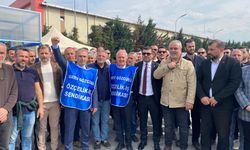 İyi Parti Kocaeli Heyeti Bekaert Grev Alanında