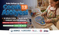 Derince’de Polis Haftası’na Özel Çocuk Atölyesi