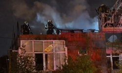 Çatı katında yangın paniği