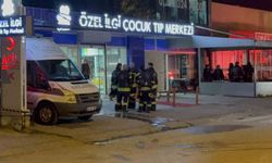 Çocuk tıp merkezinde korkutan yangın: Hastalar tahliye edildi