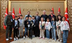 Erzurum Oltu Mehmet Akif Ersoy İlkokulu’ndan, Vali İlhami Aktaş'a Ziyaret