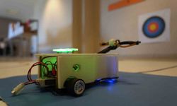 Ok atan ve hedef takip eden robot yaptılar: 'Tek rakibimiz Mete Gazoz'