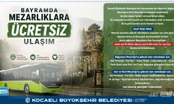 Kocaeli'de Mezarlıklara Ulaşım Ücretsiz