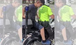 Polis ekipleri öğrenciyi sınava yetiştirmek için zamanla yarıştı