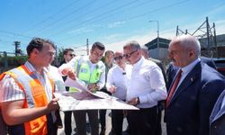 Başkan Büyükakın çalışmaları yerinde inceledi