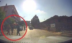 Koltuk değnekli öğrencinin yardımına zabıta personeli koştu
