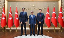Katar Büyükelçisi Al-Henzab'dan Vali İlhami Aktaş'a Nezaket Ziyareti