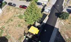 Gebze'de Gaziler Mahallesi'nin yolları asfaltlanıyor