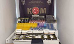 Kocaeli'de 8 adrese eş zamanlı baskın: 1 ton 160 kilo tütün ele geçirildi