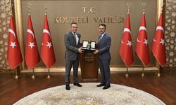 İl Jandarma Komutanı J. Kd. Alb. Murat Bozkurt’tan Vali İlhami Aktaş’a Veda Ziyareti