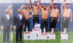 Körfez Gençlerbirliği Pehlivanları İshakçılar'da Madalya Kazandı