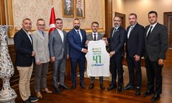 Biotekno Körfez Basket Kulübü Yönetiminden Vali Aktaş’a Ziyaret