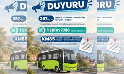 397 No’lu Hat KM85 Olarak Sefer Yapacak