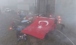 Ay Yıldızlı Bayrak Karadan ve Sudan Zirveye Ulaştı