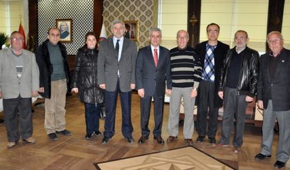 Başkan Pehlivan Dernek Yöneticilerini Ağırladı