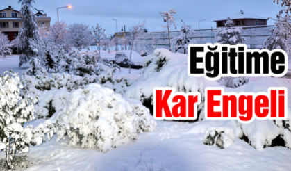 Eğitime Kar Engeli