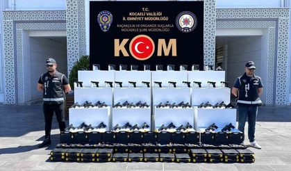 TEM'de Silah Kaçakçılığı Operasyonu: 60 Tabanca Ele Geçirildi