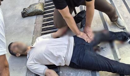 Kasklı Saldırgan Kovaladığı Şahsı Bacağından Vurup Kaçtı