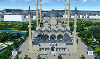 10 Bin Kişilik Dev Caminin Yapımına Başlandı