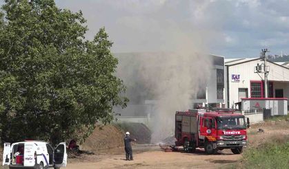 Doğal Gaz Borusu Delindi: Gaz Metrelerce Havaya Yükseldi