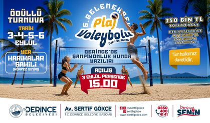 Plaj Voleybolu Heyecanı 3 Eylül’de Başlıyor