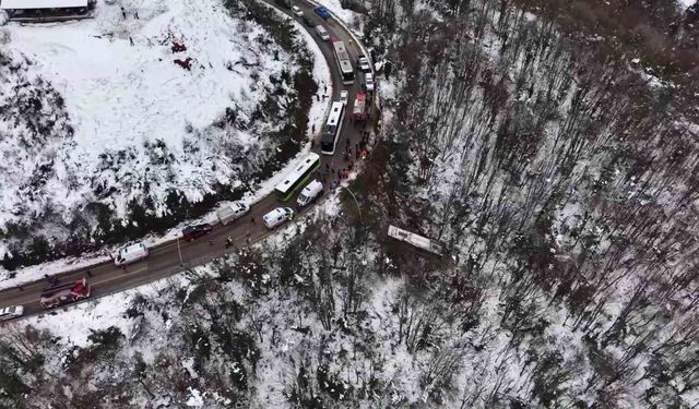 Kartepe'de otobüsün şarampole uçtuğu kazada yaralı sayısı 39'a yükseldi