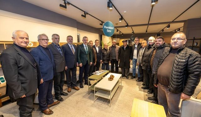 Büyükakın, Zincirlikuyu Esnafını Ziyaret Etti