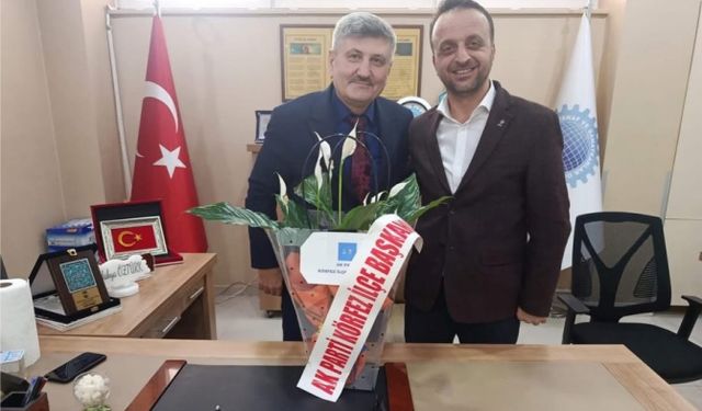 AK Partili Okudan'dan  Esnaf Odalarına Ziyaret