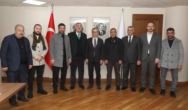 Erzurumlular Vakfı Heyeti  Baraçlı İle Bir Araya Geldi