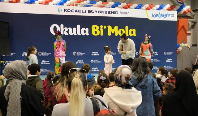 “Okula Bi’ Mola” Etkinlikleri Karamürsel’i Coşturdu