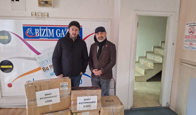 Gazeteci-Yazar Eranıl’dan Okullara Kitap Desteği