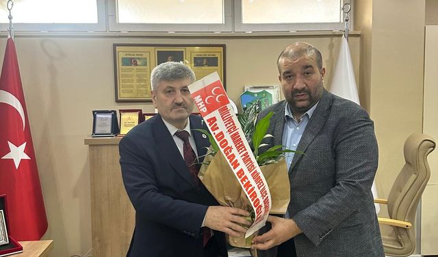 MHP Körfez'den Esnaf Odalarına Tebrik Ziyaretleri